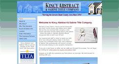 Desktop Screenshot of kincy-sabine.com